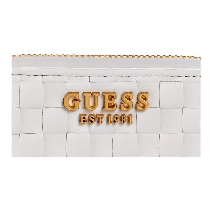 GUESS Artificial Leather Wallet Small Size Women's White-3
