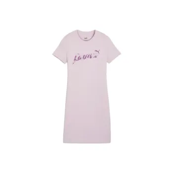 PUMA Short-Sleeved Dresses Women's Purple