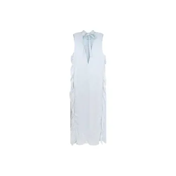 JIL SANDER Ruffled Sleeveless Maxi Dress