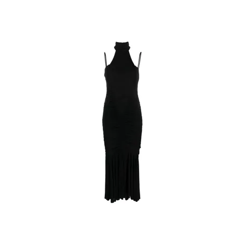 VERSACE JEANS Slip Dresses Women's Black