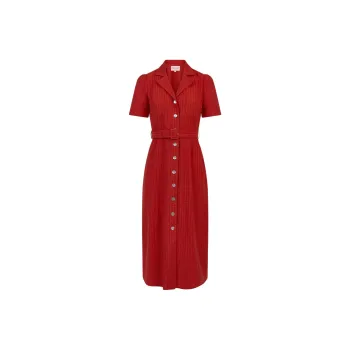 Rouje RAELLA DRESS Short Sleeved Dresses Women's Red