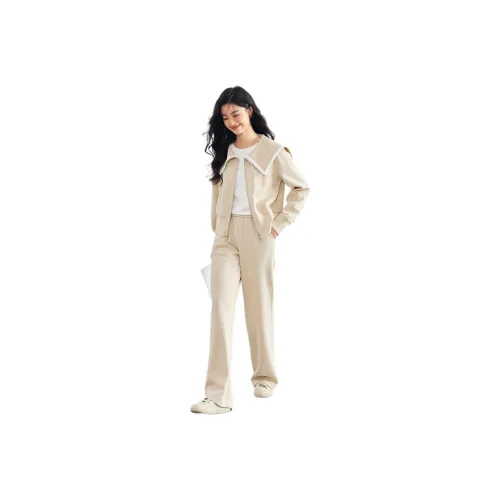 Mo Han Yi Mei Casual Suit Women's Light Beige