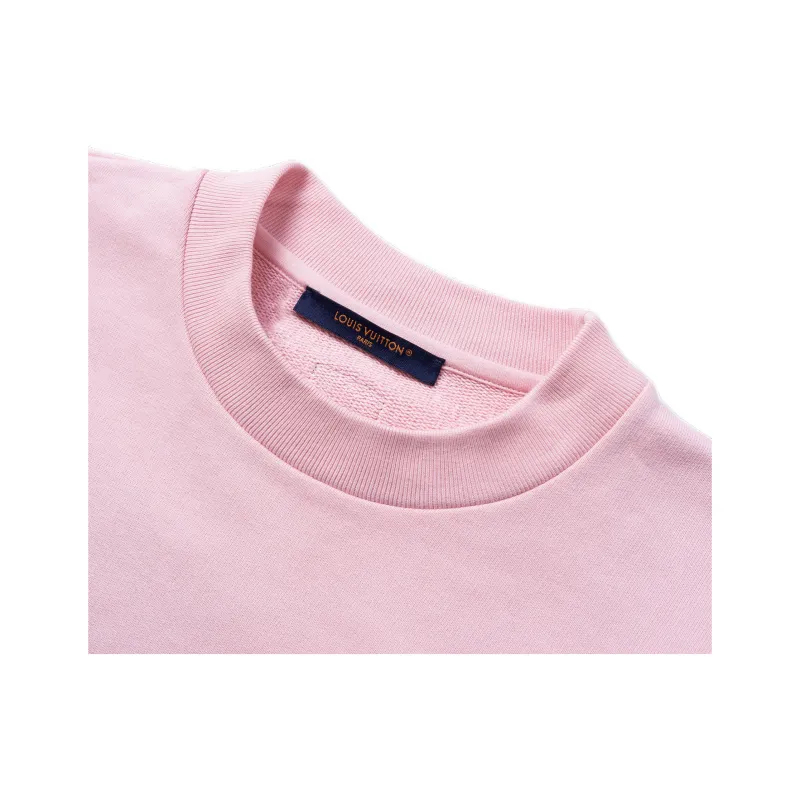 LOUIS VUITTON 1AHEFV Embroidered Cotton Crewneck-5