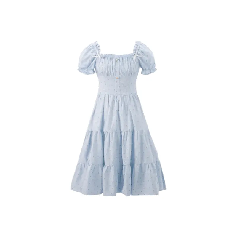 Peaches Peaches Short Sleeved Dress Women's-31