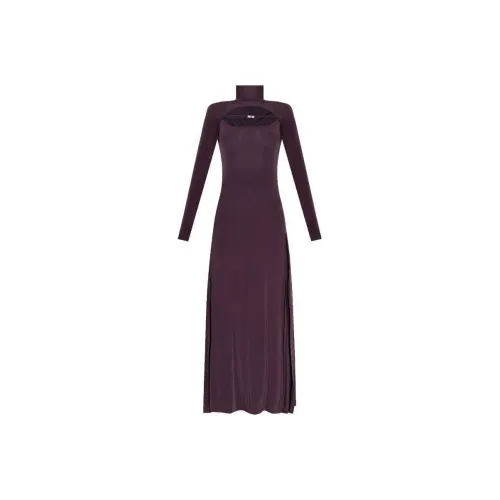 VERSACE JEANS COUTURE Cut-out Detailed Midi Dress