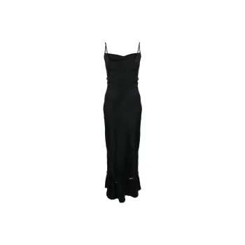 NANUSHKA Renny Panelled Satin Dress