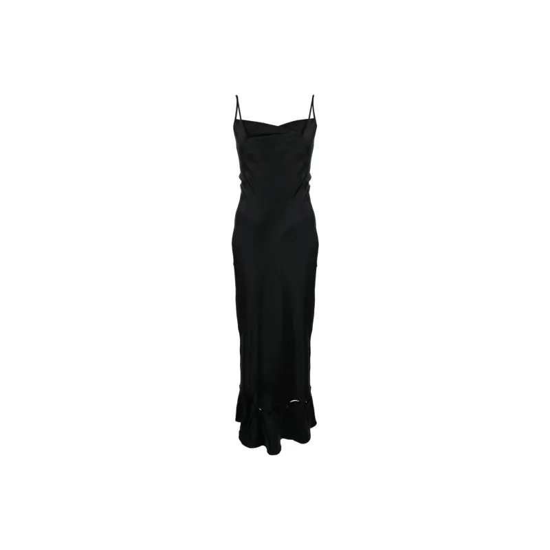 NANUSHKA Renny Panelled Satin Dress-0