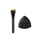 Black Moon Foundation Brush+Black Pink Powder Brush