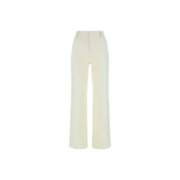 DION LEE Straight Leg Frayed Jeans