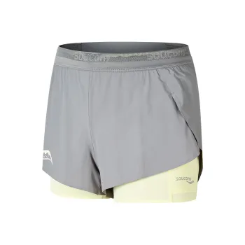 Saucony SS25 Casual Shorts Women's Stone Gray