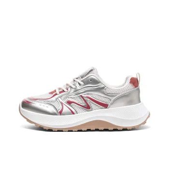 DOUBLE STAR 88 Shock Absorbers With Slip Resistant And Abrasion Resistant Properties Low Top Chunky Sneakers Women's