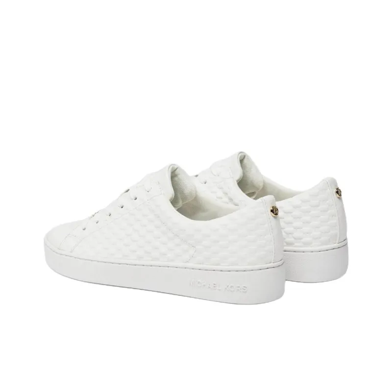 MICHAEL KORS MK Keaton Low Top Skateboard Shoes Women's White-3