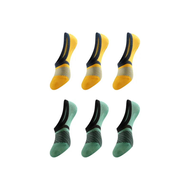 LUYOUYE No Show Socks Men's 6 Pack-20