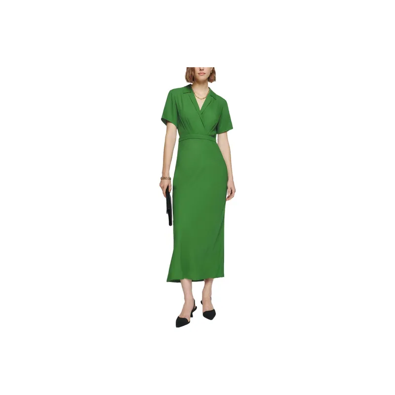 Reformation Short-Sleeved Dresses Women's Palm Green-0