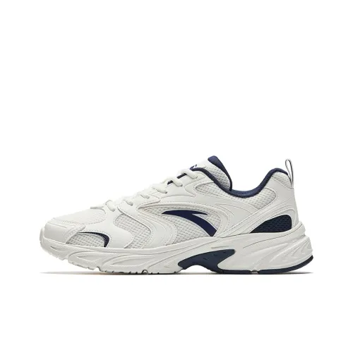 Anta Life Collection Slip Resistant And Breathable Low Top Casual Shoes Men's White