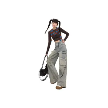 TLONELY1 Jeans Women's Nostalgic Blue