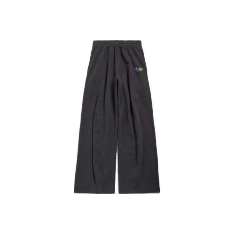 Balenciaga Baggy Sweatpants 'Washed Black'-0