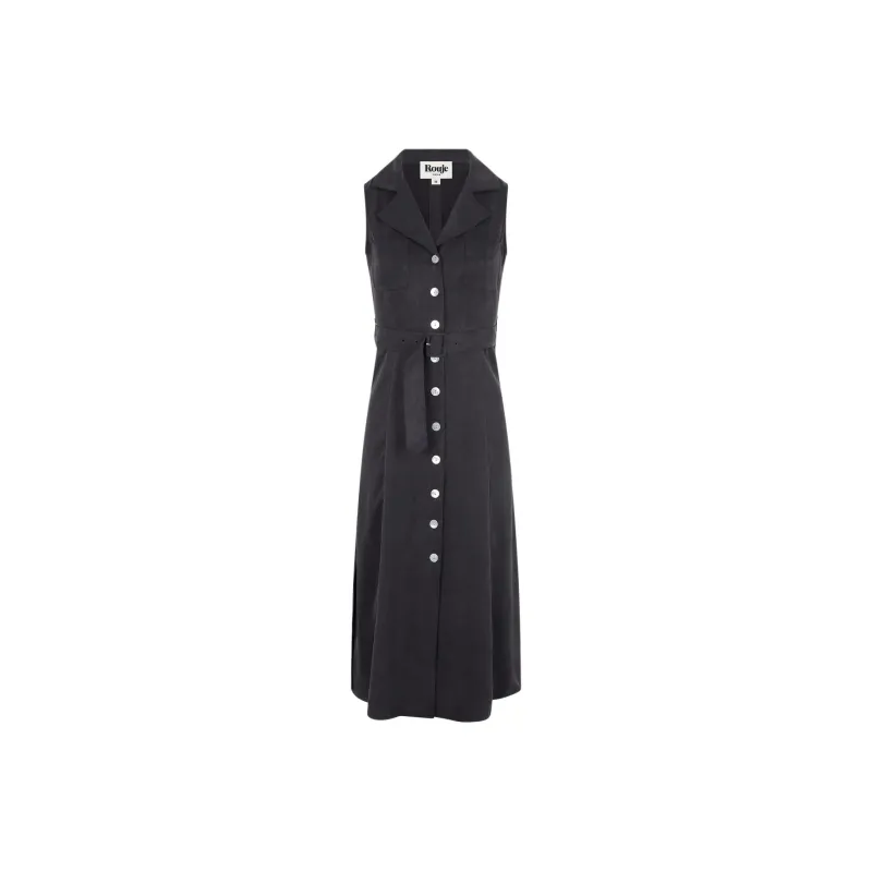 Rouje RAQUEL DRESS Sleeveless Dress Women's Black-0