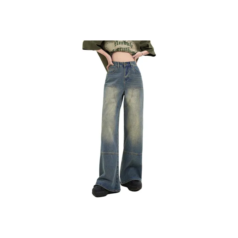 Kazakhstan Jeans Women's Vintage Blue-0