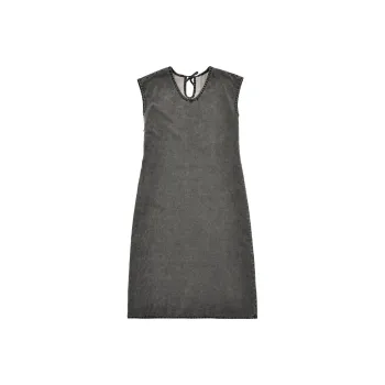 SINBOS Short Sleeved Dress Women's Haze Gray