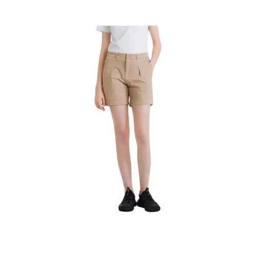 AIGLE DFT Casual Shorts Women's Apricot Rattan