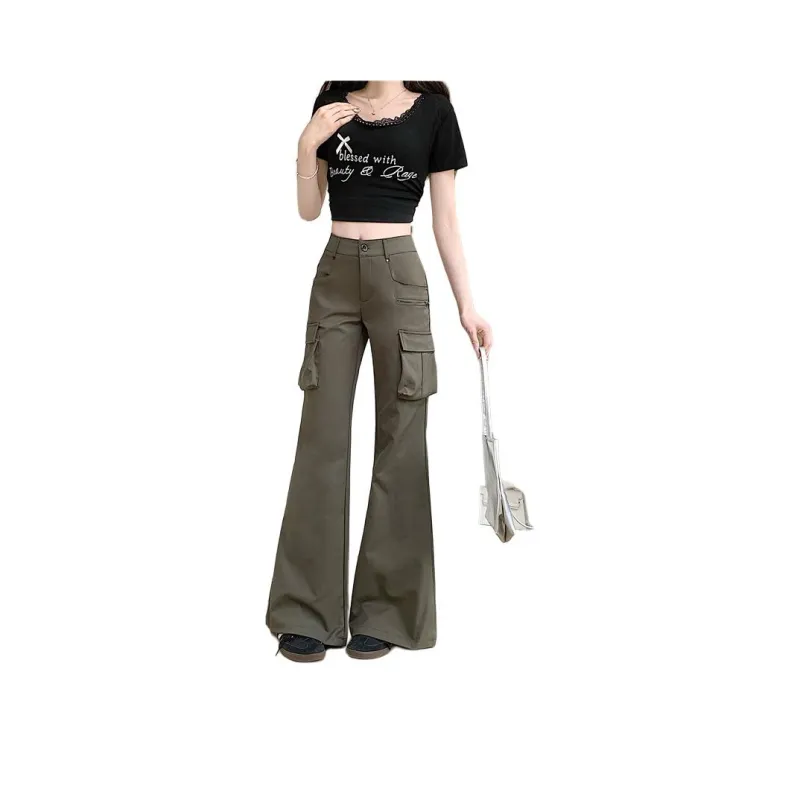 Garbege Casual Pants Women's-0