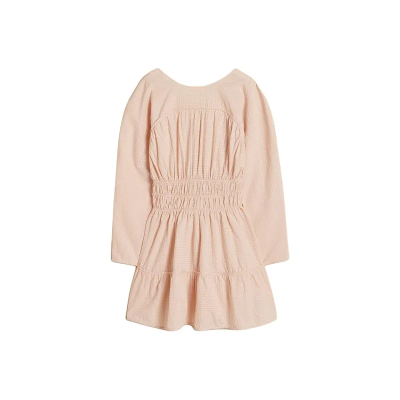 HOLZWEILER FW24 Long Sleeved Dress Women's Light Pink-0