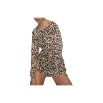 Realisation Par Long Sleeved Dress Women's Brown