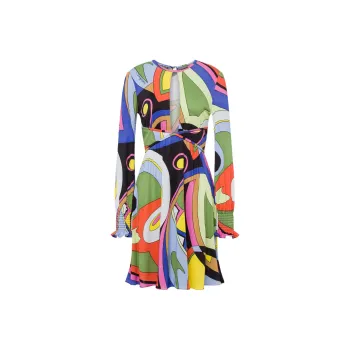 MOSCHINO Graphic-print Mini Dress