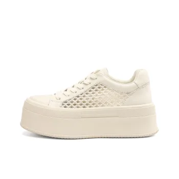 Rosa Bianca Low Top Skateboard Shoes Women's Ecru
