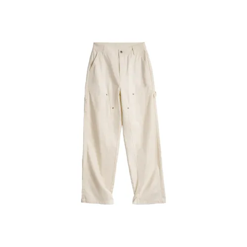 MADEN Cargo Pants Women's White Base Color