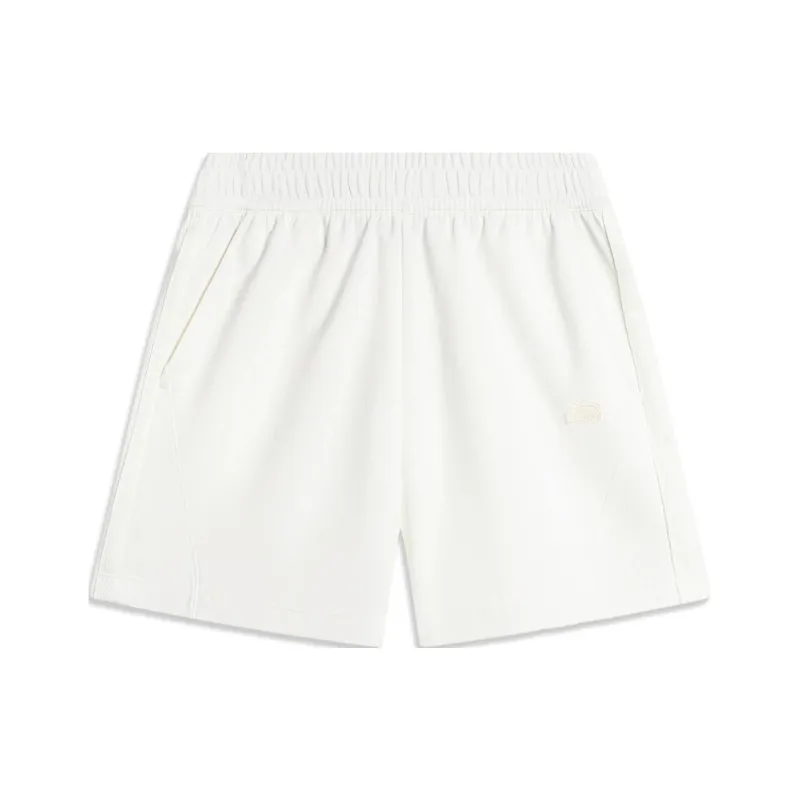 LiNing Sports Trend Series Casual Shorts Women's Ivory-0