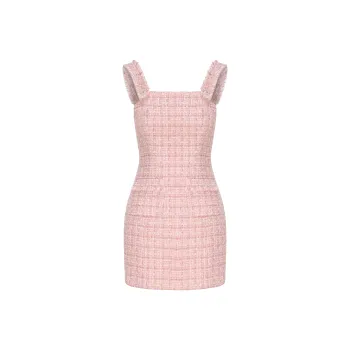 CHIWAWAMEME Sleeveless Dress Women's Pink