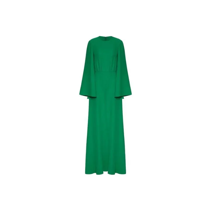 Valentino Long-Sleeved Dresses Women's Green-0