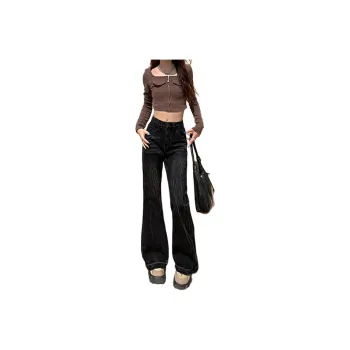 YINLEI Jeans Women's Black Gray