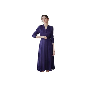 ROEYSHOUSE Long Sleeved Dress Women's Stripes