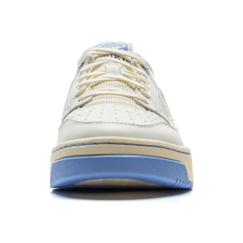 LiNing New Arrival Slip Resistant Cushioning Low Top Skateboard Shoes Unisex Beige Blue-4