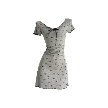Mu Xiao Xin Short Sleeved Dress Women's