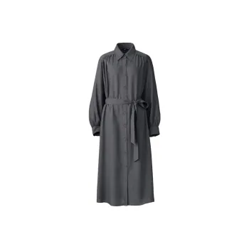 UNIQLO Long-Sleeved Dresses Women's Asphalt Gray