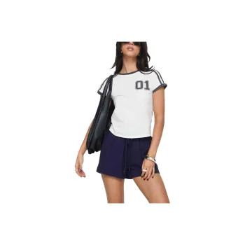 PRINCESS POLLY GAVINE SHORTS Casual Shorts Women's NAVY/Marine Blue