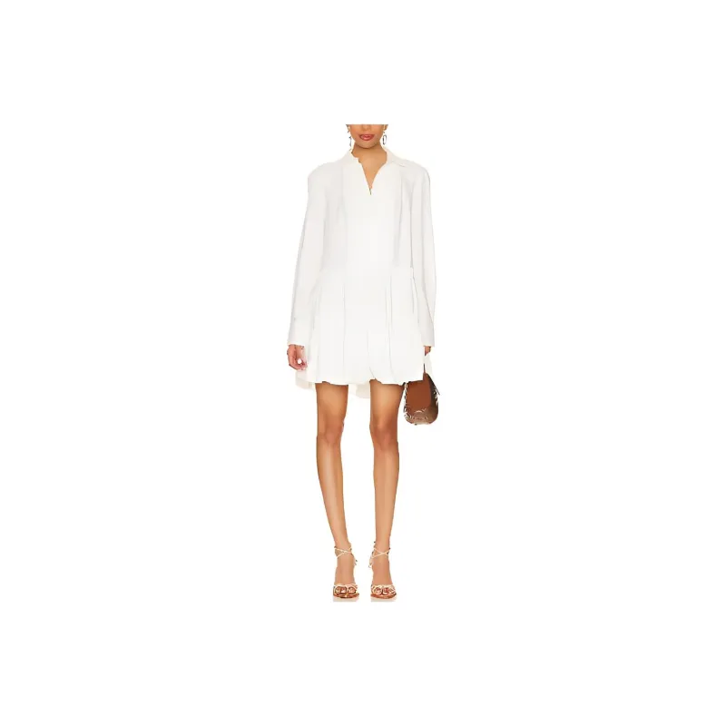 FREE PEOPLE Long-Sleeved Dresses Women's White-0