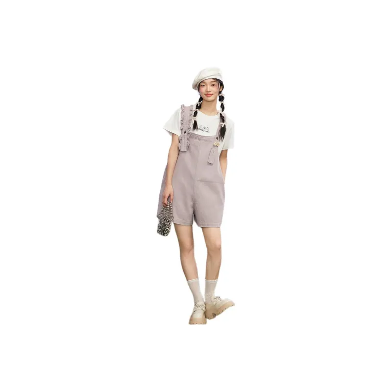 ZIHAN Overalls Women's Fresh Purple-0