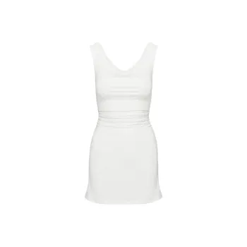 PRINCESS POLLY RENAULT MINI DRESS Sleeveless Dress Women's White/White