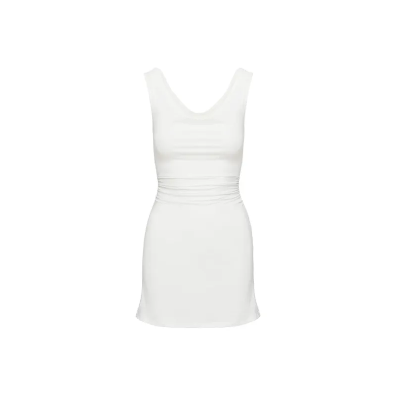 PRINCESS POLLY RENAULT MINI DRESS Sleeveless Dress Women's White/White-0