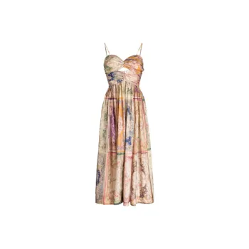 Zimmermann August Twisted Midi Dress