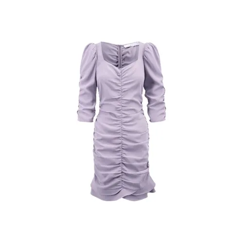 IRO NIGHT Short Sleeved Dresses Women's Taro Purple
