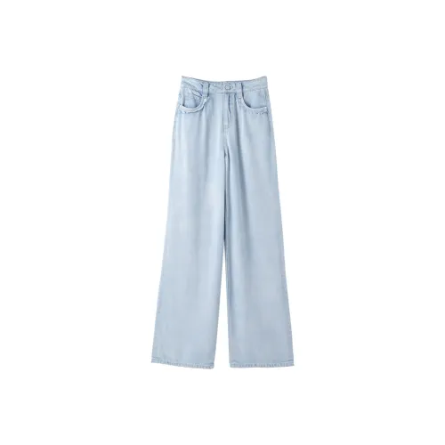 XIANGYING Jeans Women's Denim Blue