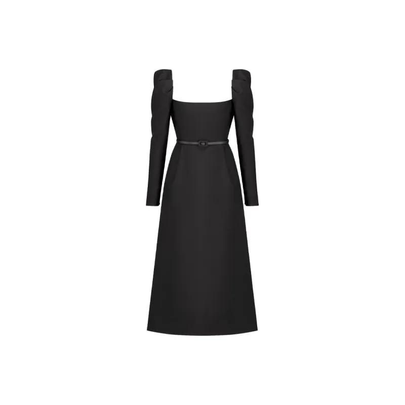DIOR Long Sleeved Dresses Women's Black-0