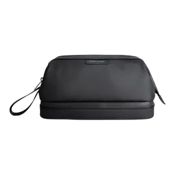 MARK RYDEN Oxford Toiletry Bag Regular Unisex Elegant Black/Graphite Gray