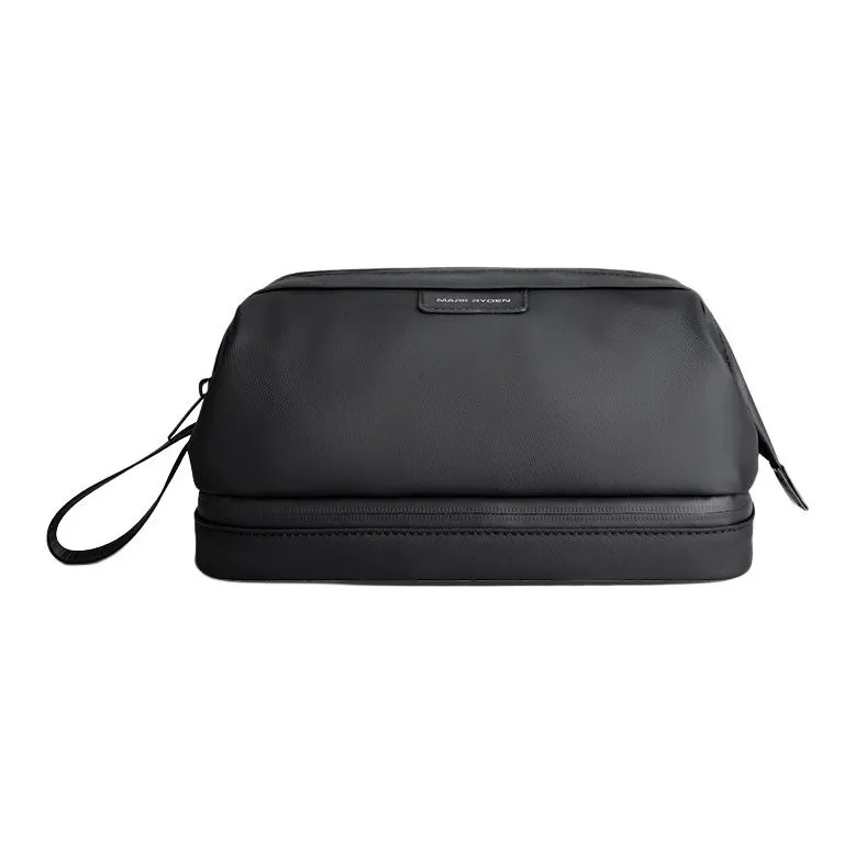 MARK RYDEN Oxford Toiletry Bag Unisex Elegant Black/Graphite Gray-0
